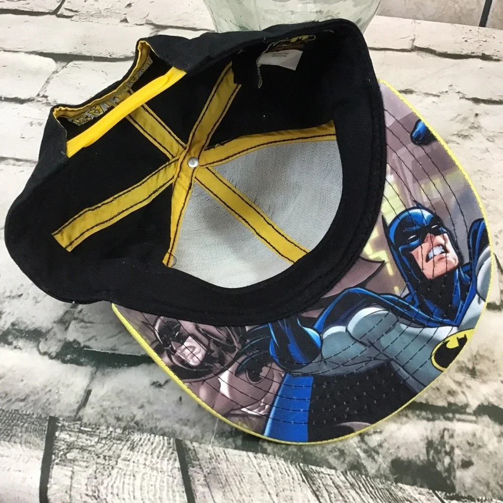 Batman Hat Youth One‎ Size DC Comics Classic Logo Snapback Baseball Cap